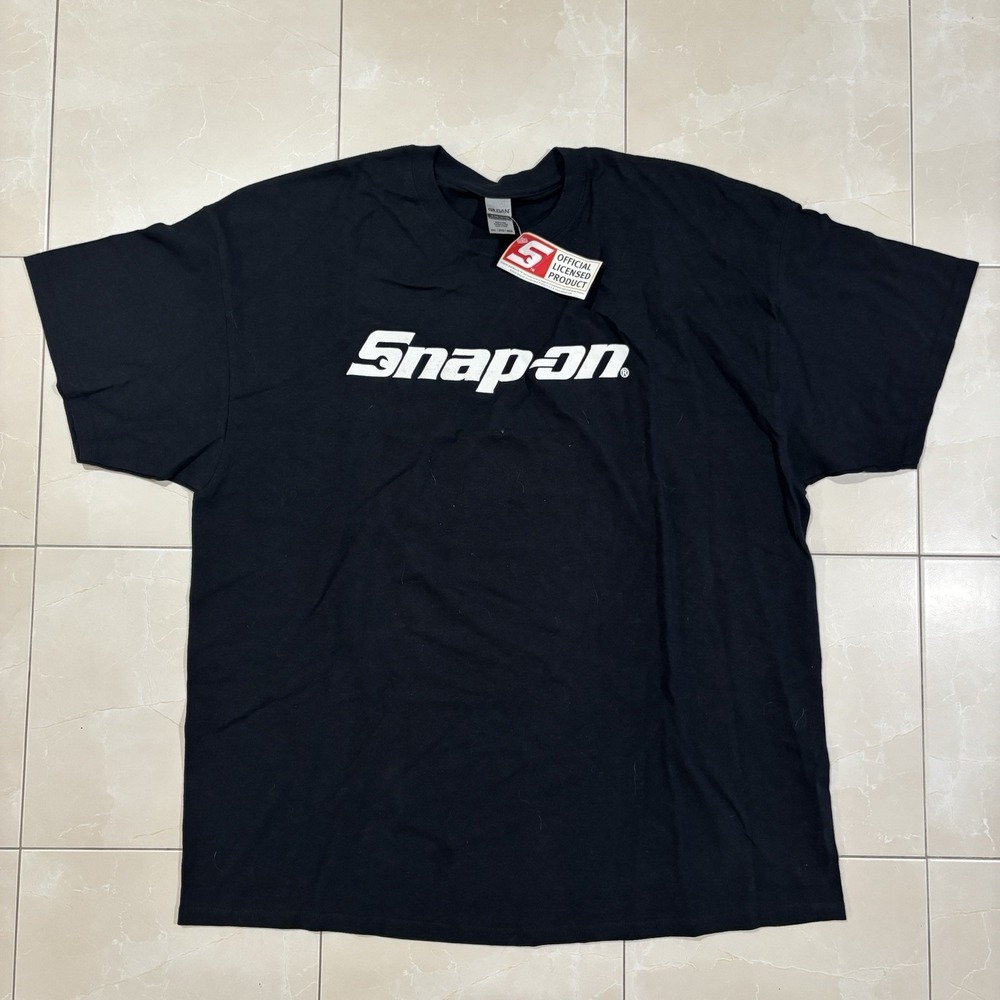 Snap On Tools T Shirt Official NEW Mens 2XL Black Work Garage Car Shop Tee